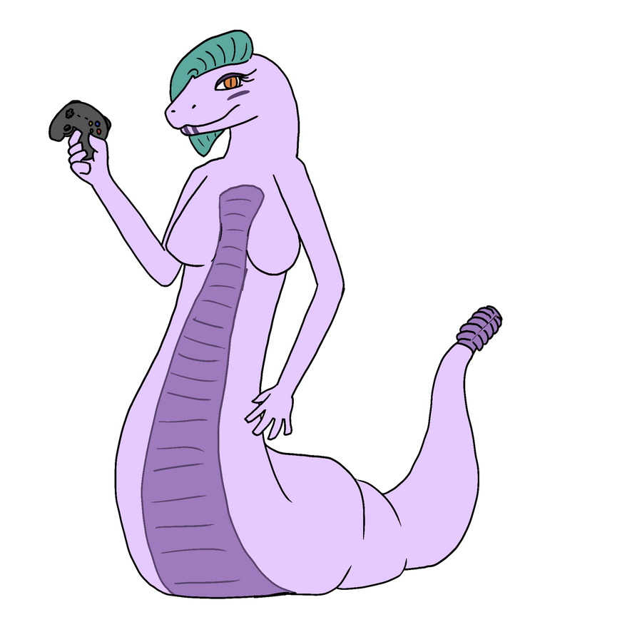 Lariska's snake themed fugi for simple animated avatar, syncs with Discord audio, created by Maple_Monarchy
